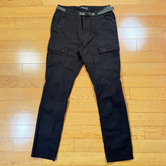 ROARK Men's Black Ripstop Layover Cargo Pants Size 31 Adventure Gorpcore - Picture 2 of 7